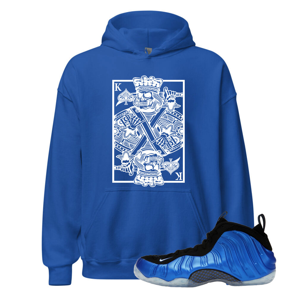 Foamposite One Royal Blue KC Hoodie to Match FQ8181-511 Match Sneaker Tee