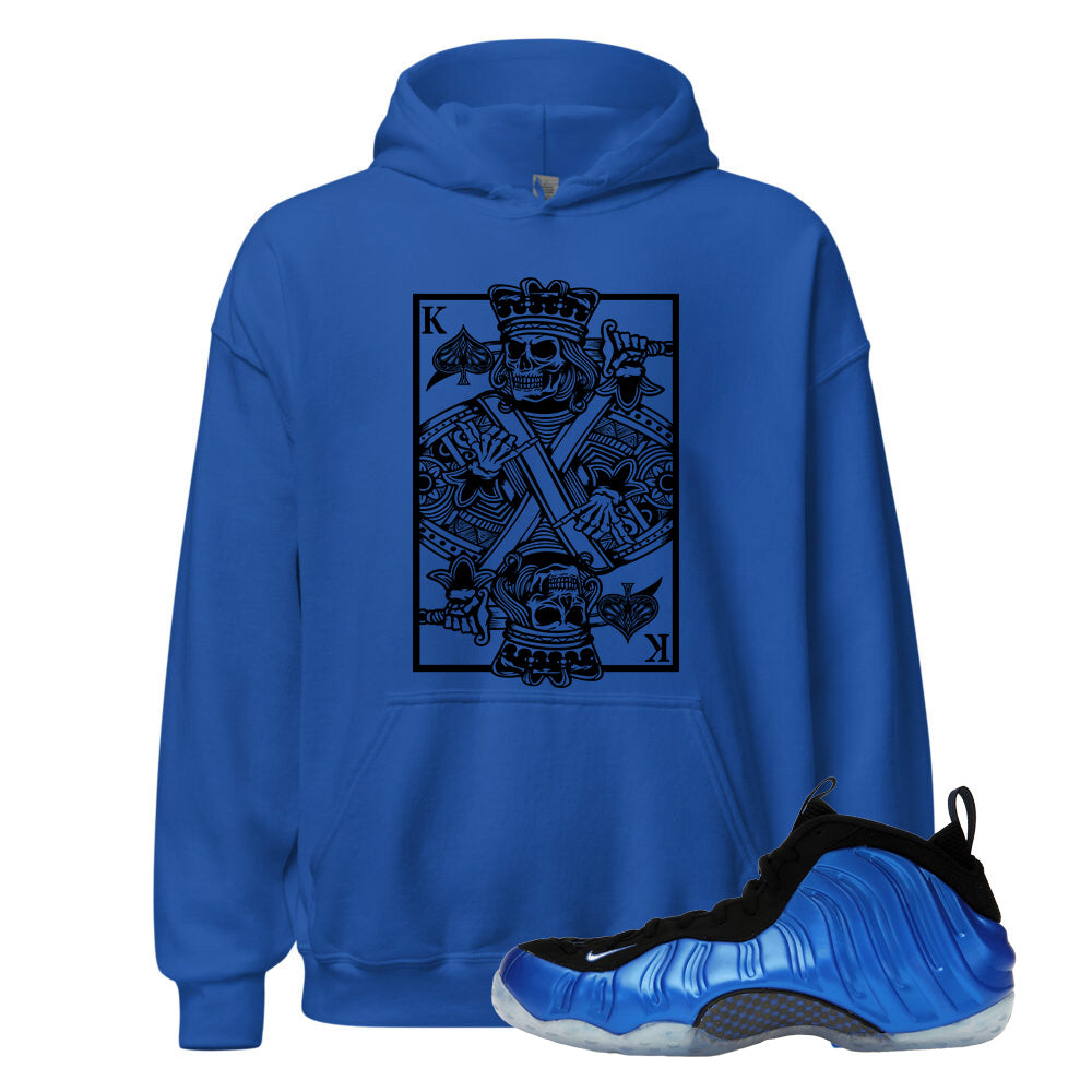 Foamposite One Royal Blue KC Hoodie to Match FQ8181-511 Match Sneaker Tee
