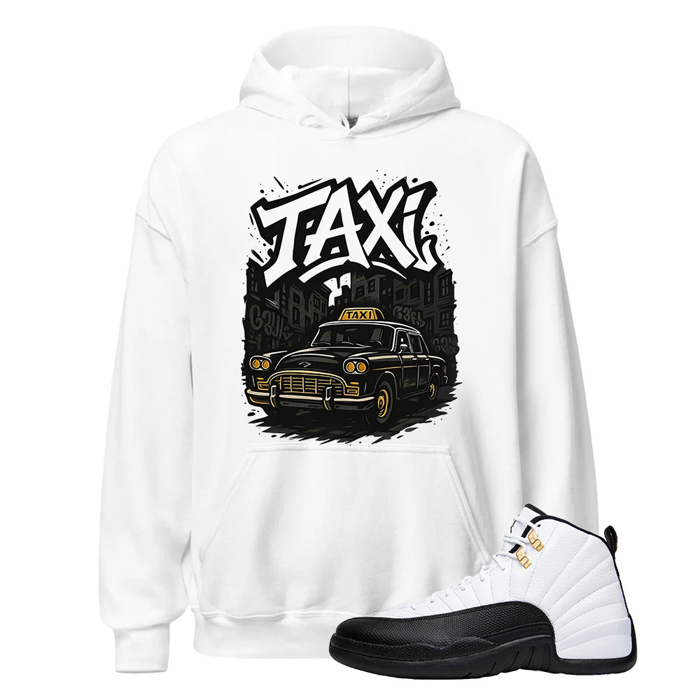 Air Jordan 12 Taxi Black Taxi Hoodie to Match, CT8013-170, Match Sneaker Tee