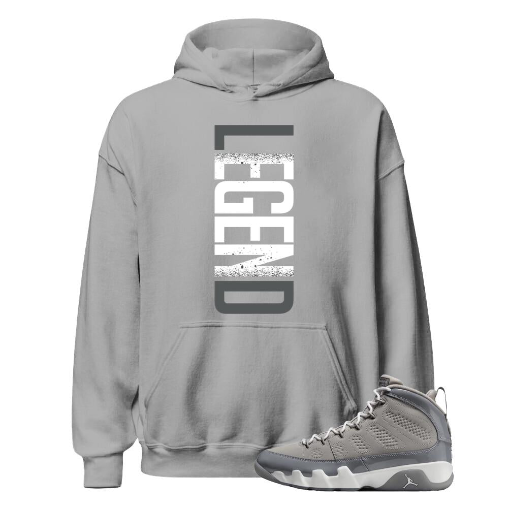 Air Jordan 9 Retro Cool Grey Shirt to Match Legend Hoodie HV4794-011 Match Sneaker Tee