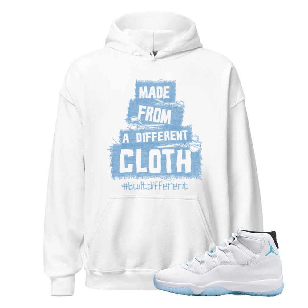 Air Jordan 11 Retro Legend Blue Hoodie to Match Make From A Different Cloth CT8012-104 Match Sneaker Tee