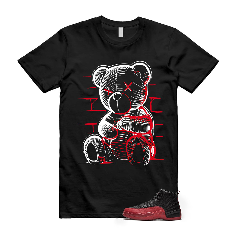 Air Jordan 12 Retro Flu Game Shirt To Match Neon Bear T-Shirt, CT8013-002 Match Sneaker Tee