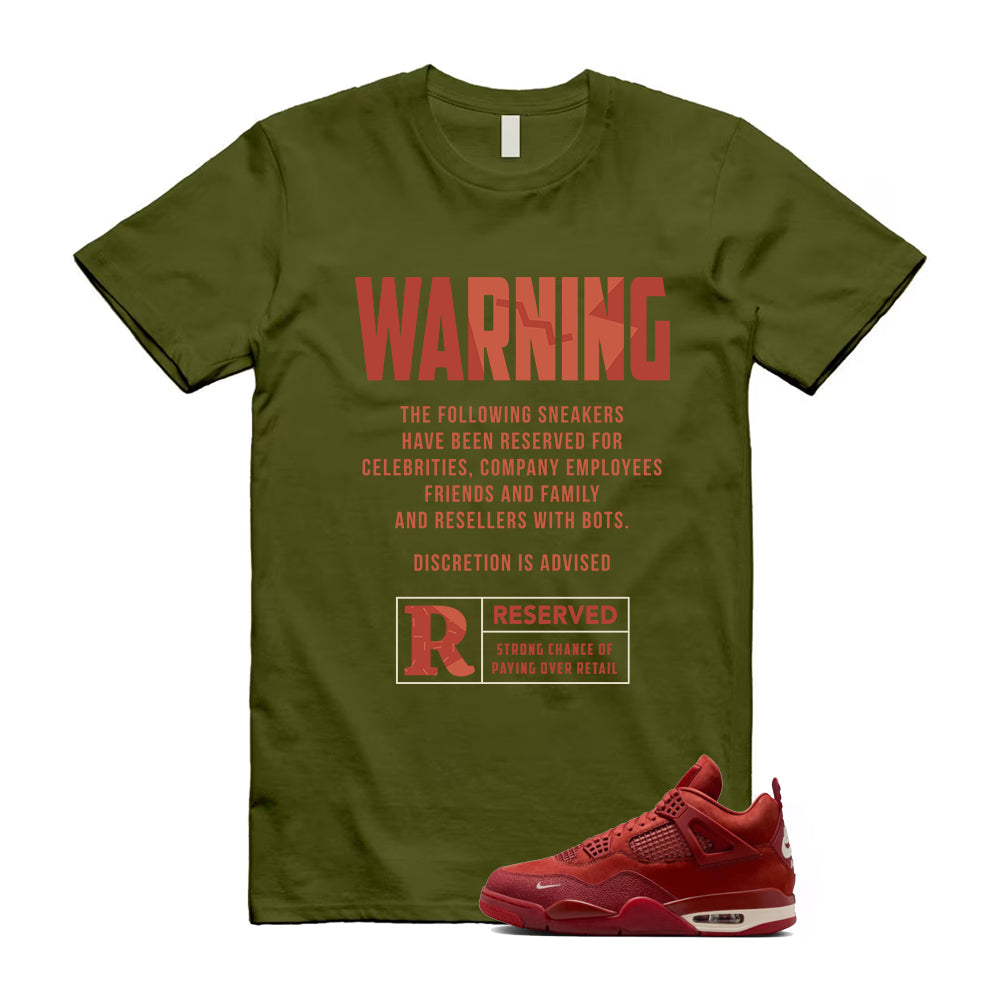 Air Jordan 4 Brick by Brick Shirt To Match Reserved Sneaker T-Shirt, HF4340-800 Match Sneaker Tee