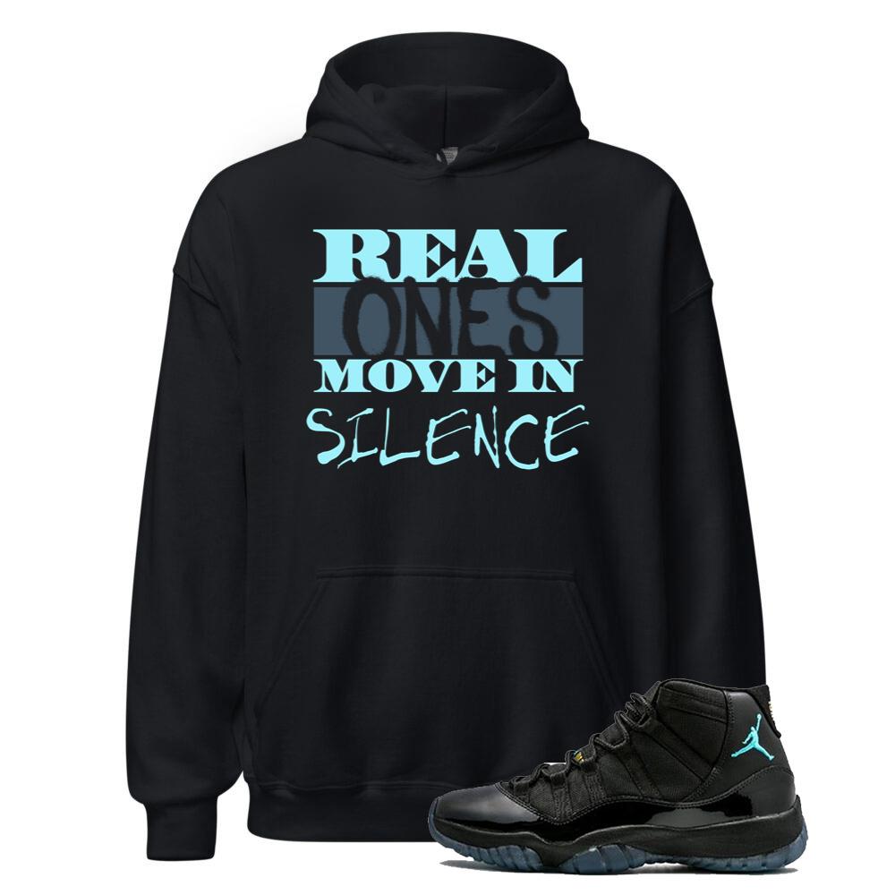 Air Jordan 11 Retro Gamma Blue Shirt to Match Real Ones Move In Silence Hoodie 378037-006 Match Sneaker Tee