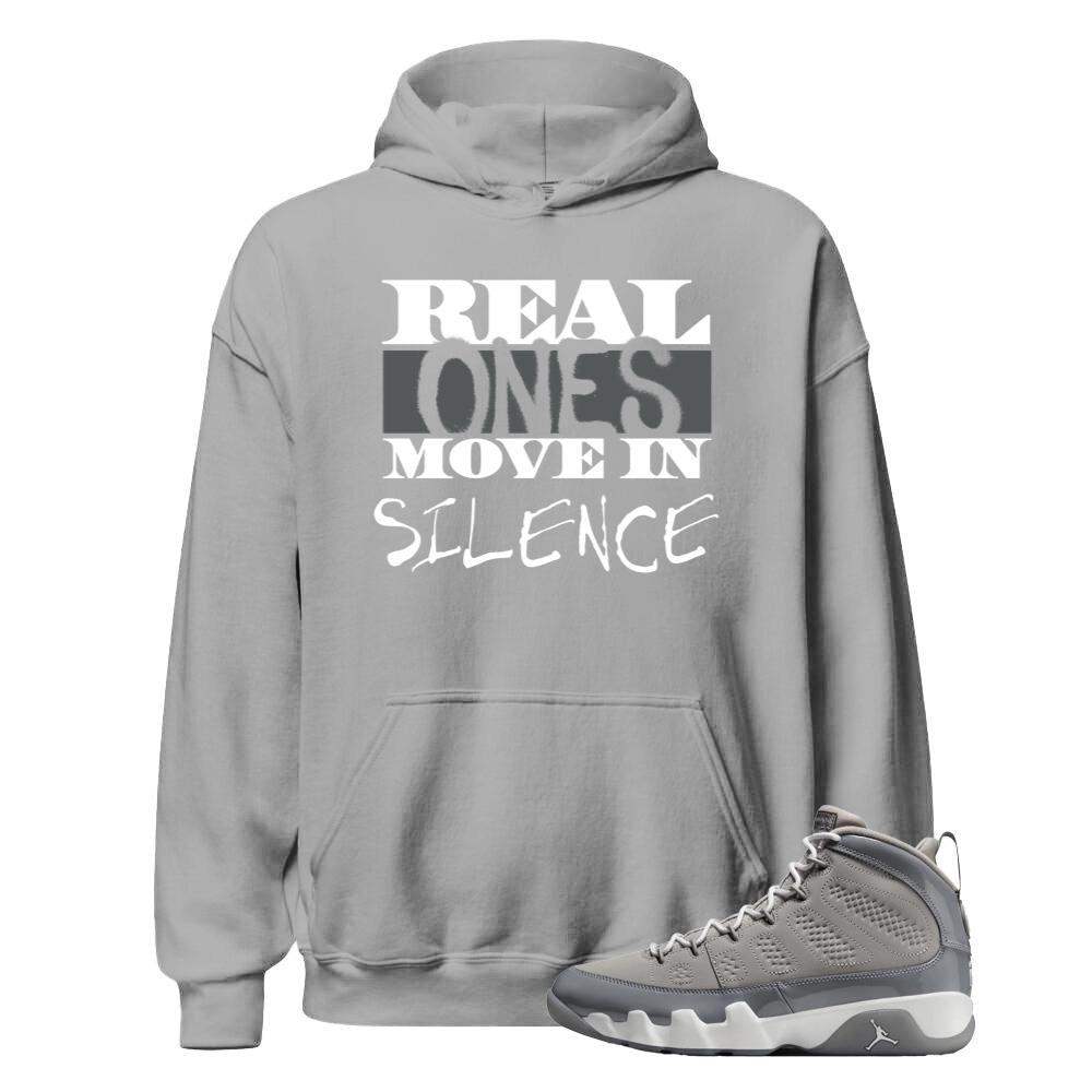 Air Jordan 9 Retro Cool Grey Shirt to Match Real Ones Move In Silence Hoodie HV4794-011 Match Sneaker Tee