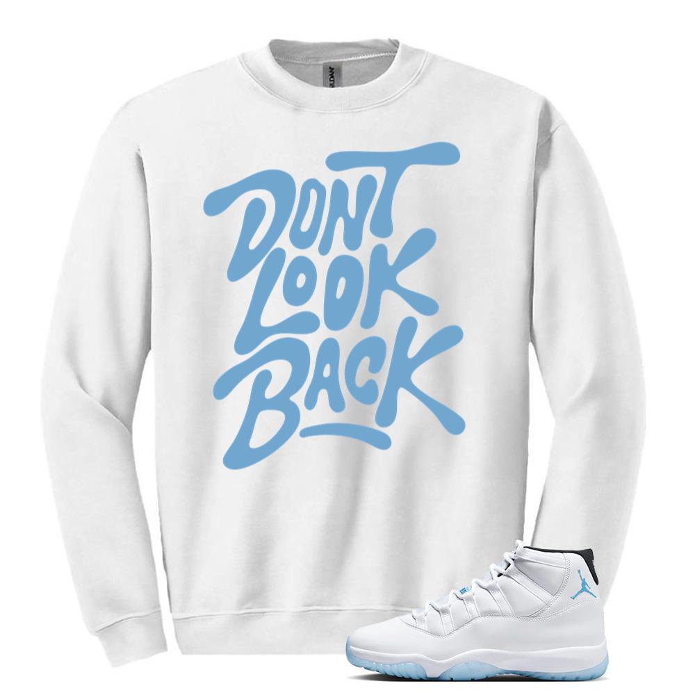 Air Jordan 11 Retro Legend Blue Sweatshirt to Match Savage CT8012-104 Match Sneaker Tee