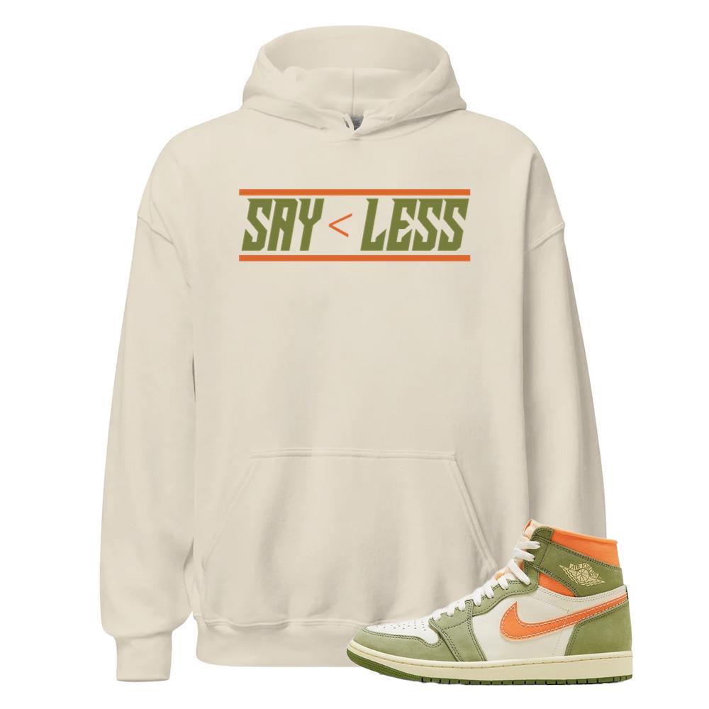 Air Jordan 1 High OG Craft Celadon Shirt to Match Say Less Hoodie FB9934-300 Match Sneaker Tee