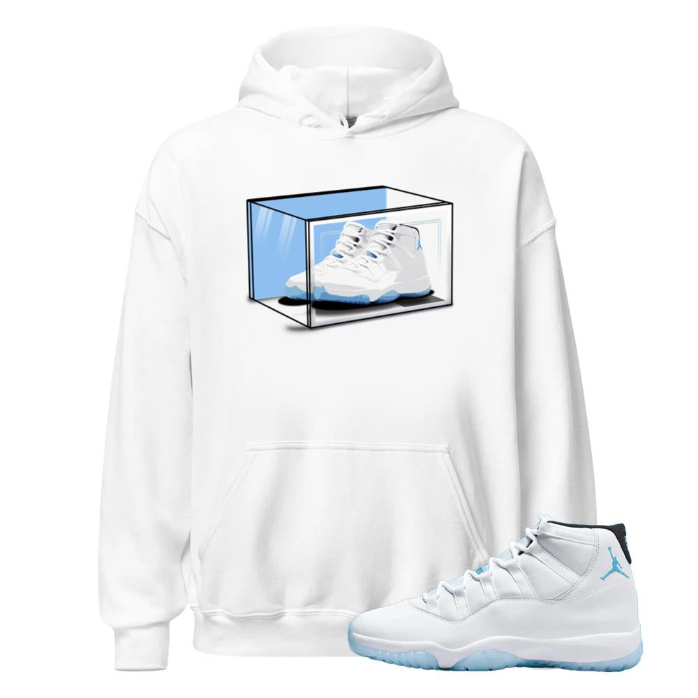 Air Jordan 11 Retro Legend Blue Hoodie to Match Shoe Box Graphic CT8012-104 Match Sneaker Tee