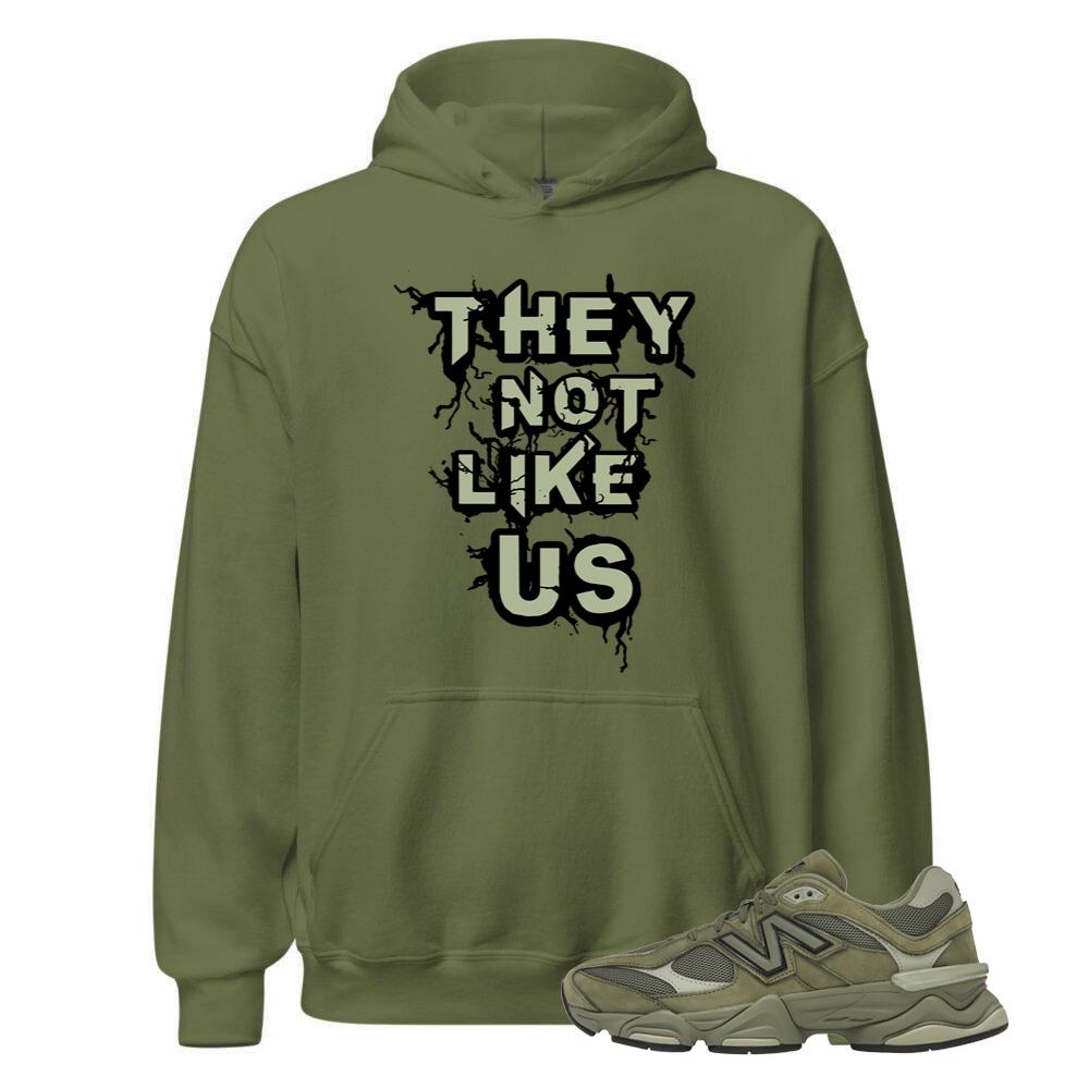 New Balance 9060 Dark Olivine Shirt to Match They Not Like Us, Hoodie U9060ZGD Match Sneaker Tee