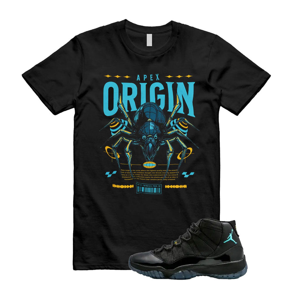 Air Jordan 11 Retro Gamma Blue Shirt to Match Apex Origin Design 378037-006 Match Sneaker Tee