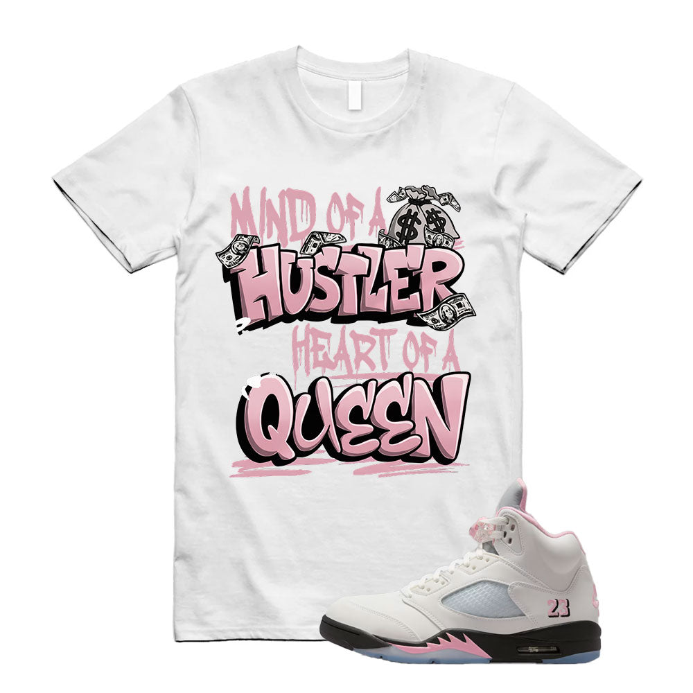 Jordan 5 Soft Pink Mind Shirt to Match Mind of A Hustler HQ7978-102 Match Sneaker Tee