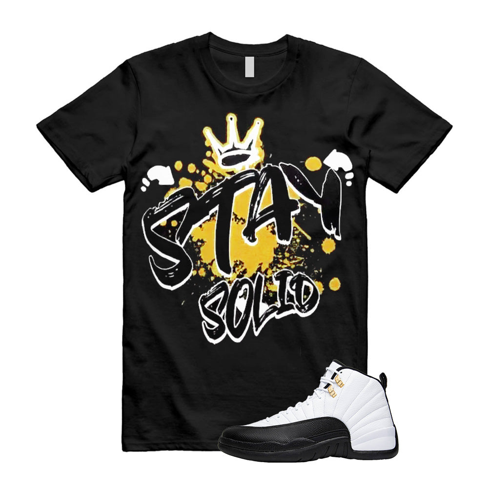 Air Jordan 12 Royalty Taxi Stay Solid Shirt to Match, CT8013-170 Sneaker Match Tee