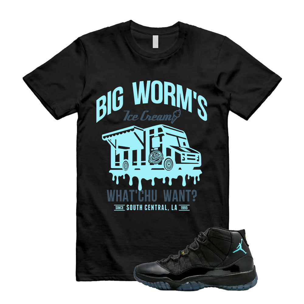 Air Jordan 11 Retro Gamma Blue Shirt to Match Big Worm’s Ice Cream 378037-006 Match Sneaker Tee
