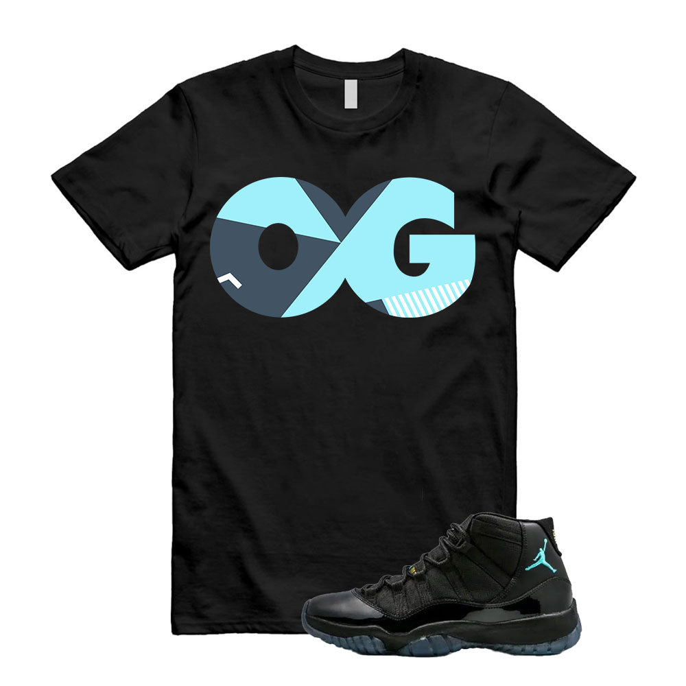 Air Jordan 11 Retro Gamma Blue Shirt to Match OG Minimal Logo 378037-006 Match Sneaker Tee