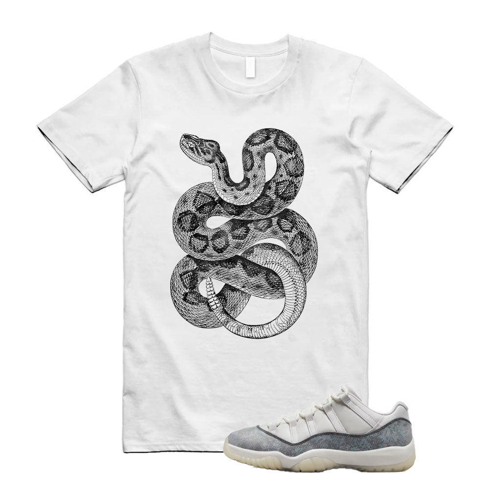 Air Jordan 11 Low Year of the Snake Shirt to Match Python Snake HQ7000-001 Match Sneaker Tee