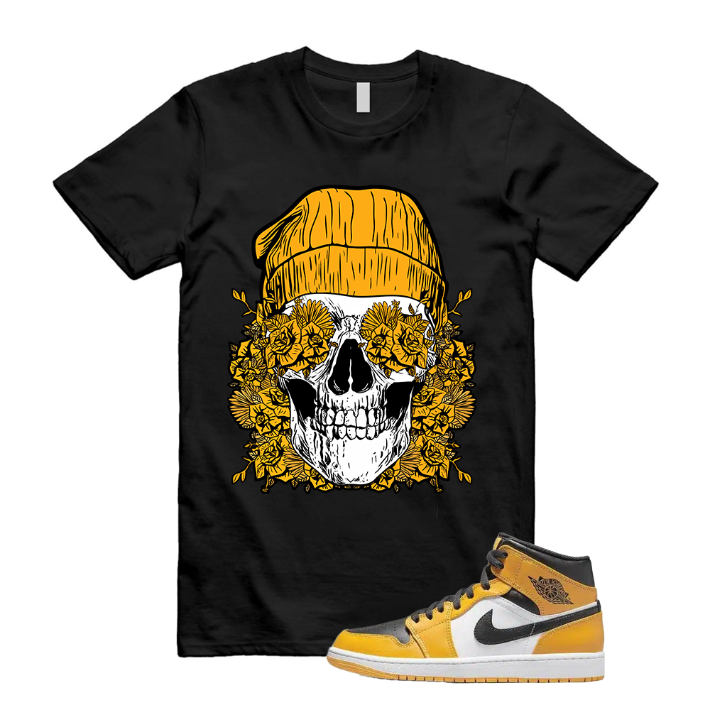 Air Jordan 1 Mid Taxi Shirt To Match Sneaker Skully Taxi T-Shirt 554724-701 Match Sneaker Tee