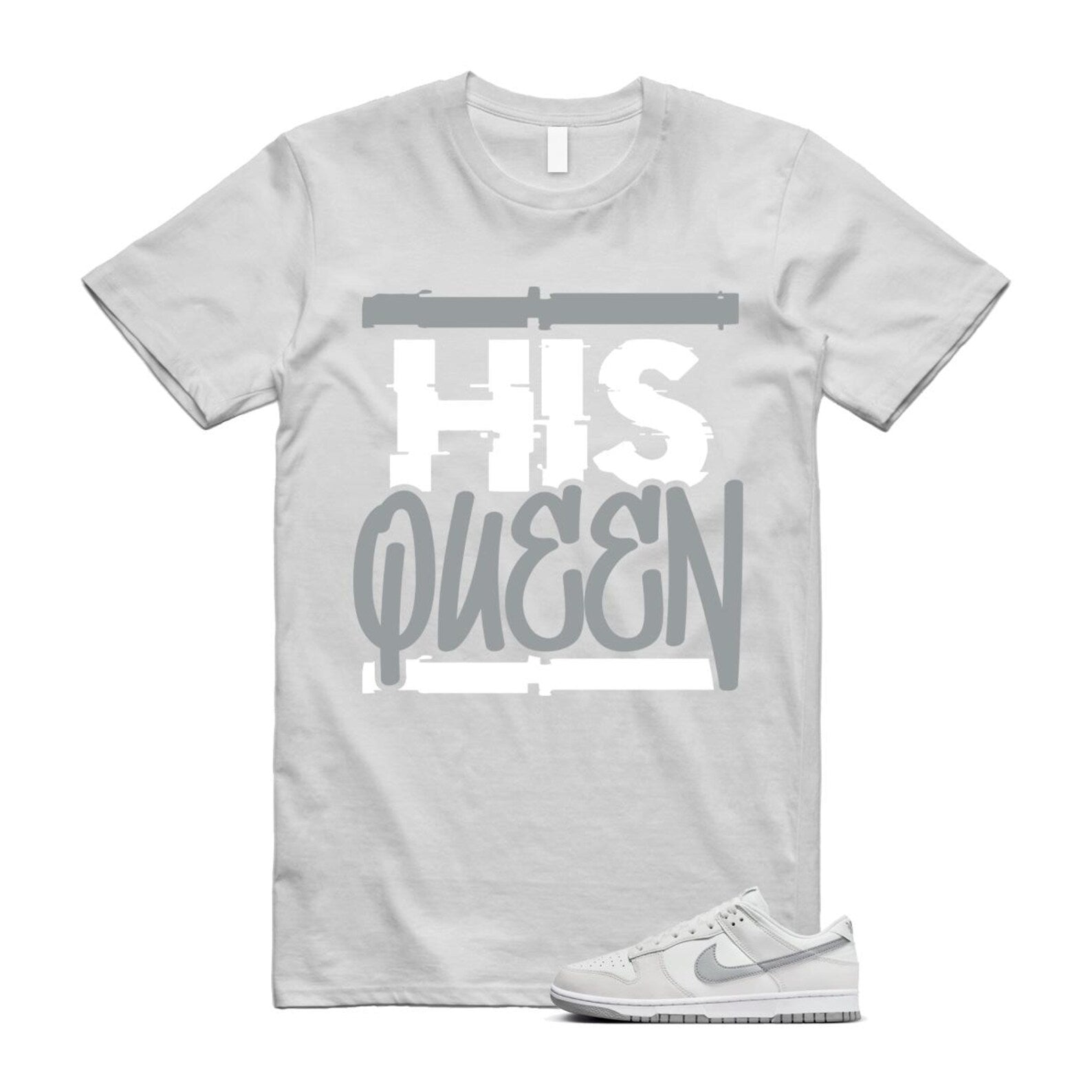 Dunk Summit White Light Smoke Grey Platinum Tint Low Retro T Shirt Match HQ T-Shirt, Sneaker Match Tee