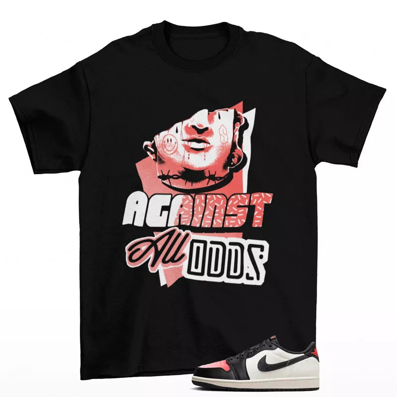 All Odds Sneaker Shirt to Match Jordan 1 Retro Low OG PSG HF8828-100 T-Shirt, Sneaker Match Tee
