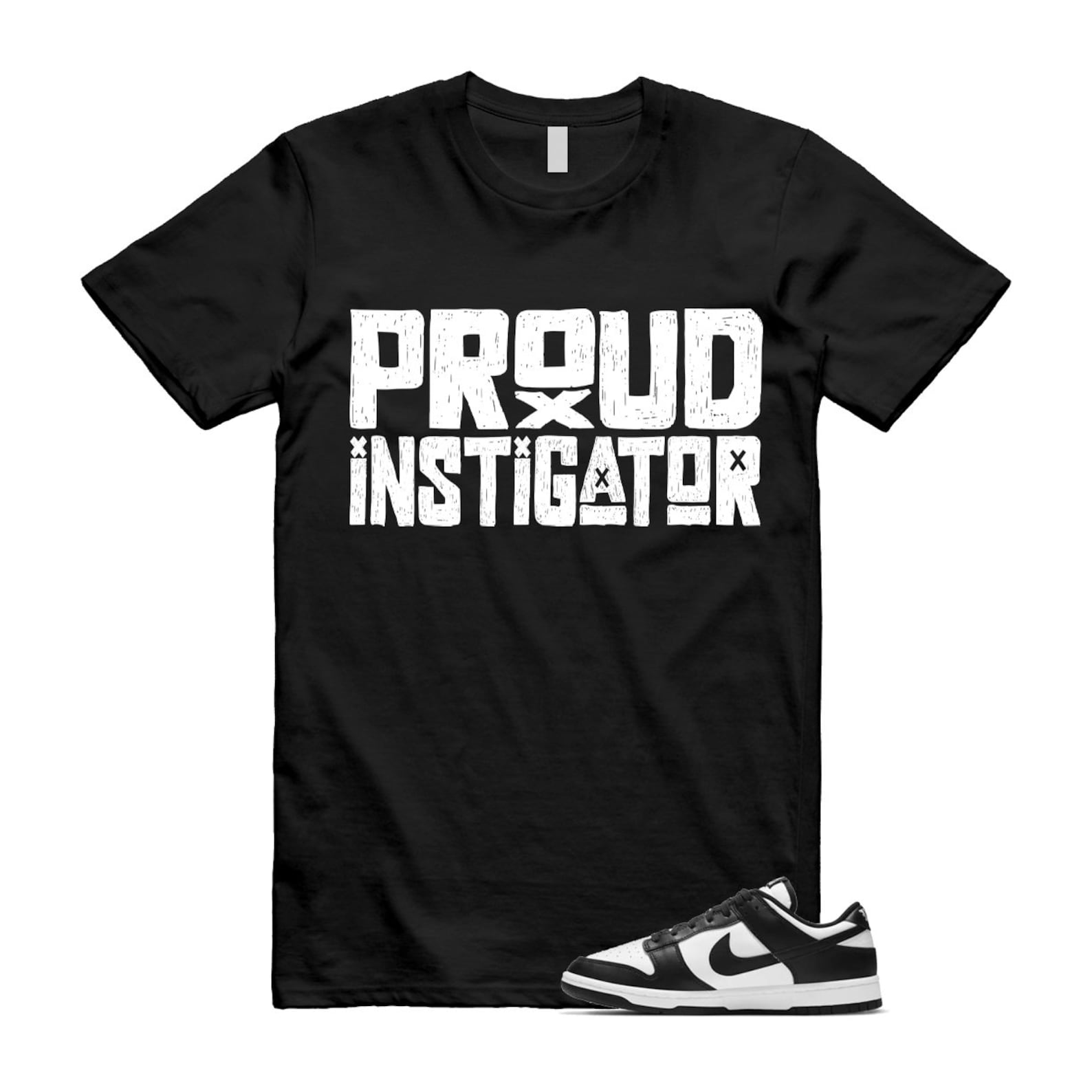 Dunk Panda White Black Low Retro Classic Traditional T Shirt Match PROUD T-Shirt, Sneaker Match Tee
