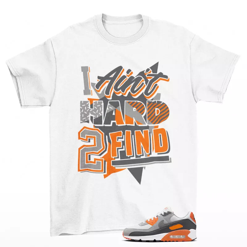 Rare Find Sneaker Shirt White to Match Air Max 90 Safety Orange DM0029-108 T-Shirt, Sneaker Match Tee