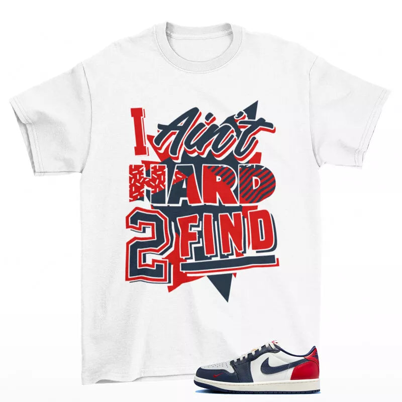 Rare Find Sneaker Shirt to Match Jordan 1 Retro Low OG Howard HQ2993-100 T-Shirt, Sneaker Match Tee