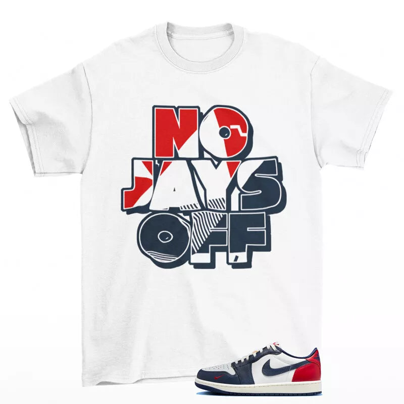 Jay All Day Sneaker Shirt to Match Jordan 1 Retro Low OG Howard HQ2993-100 T-Shirt, Sneaker Match Tee