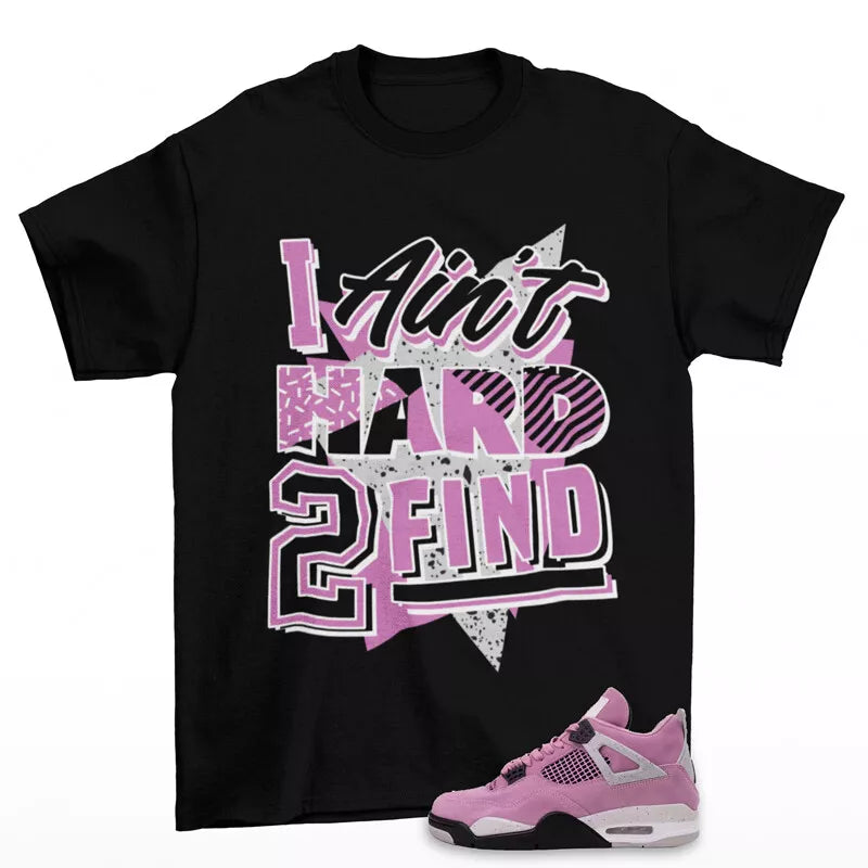Rare Find Shirt Black to Match Jordan 4 Retro Orchid AQ9129-501 T-Shirt, Sneaker Match Tee