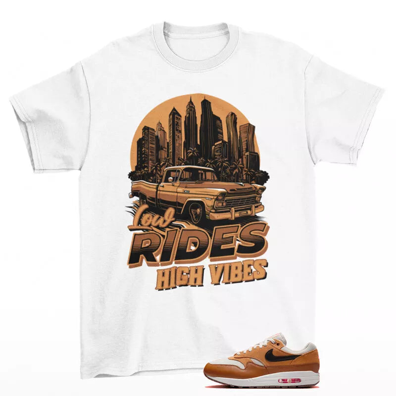 Vibes Sneaker Shirt White to Match Air Max 1 Flax British Tan FZ5808-004 T-Shirt, Sneaker Match Tee