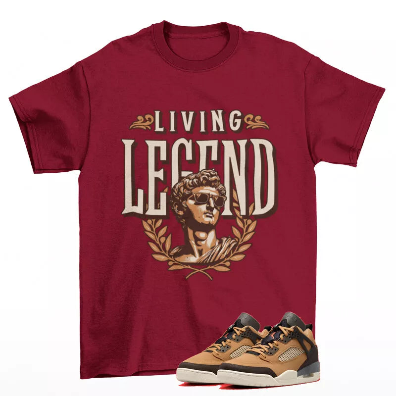 Legend Sneaker Shirt to Match Jordan Spizike Low Flax FQ1759-202 T-Shirt, Sneaker Match Tee