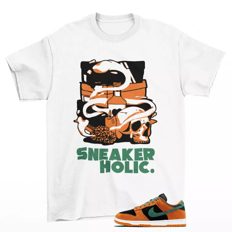 Sneaker Holic Shirt White to Match Dunk Low Ceramic DA1469-001 T-Shirt, Sneaker Match Tee