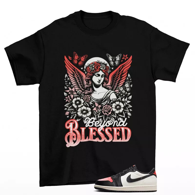 Blessed Sneaker Shirt to Match Jordan 1 Retro Low OG PSG HF8828-100 T-Shirt, Sneaker Match Tee