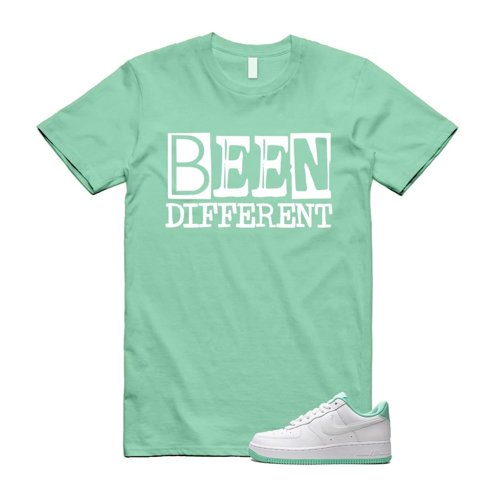 Air Force 1 Mint Foam Green Low White T Shirt Match BEEN T-Shirt, Sneaker Match Tee