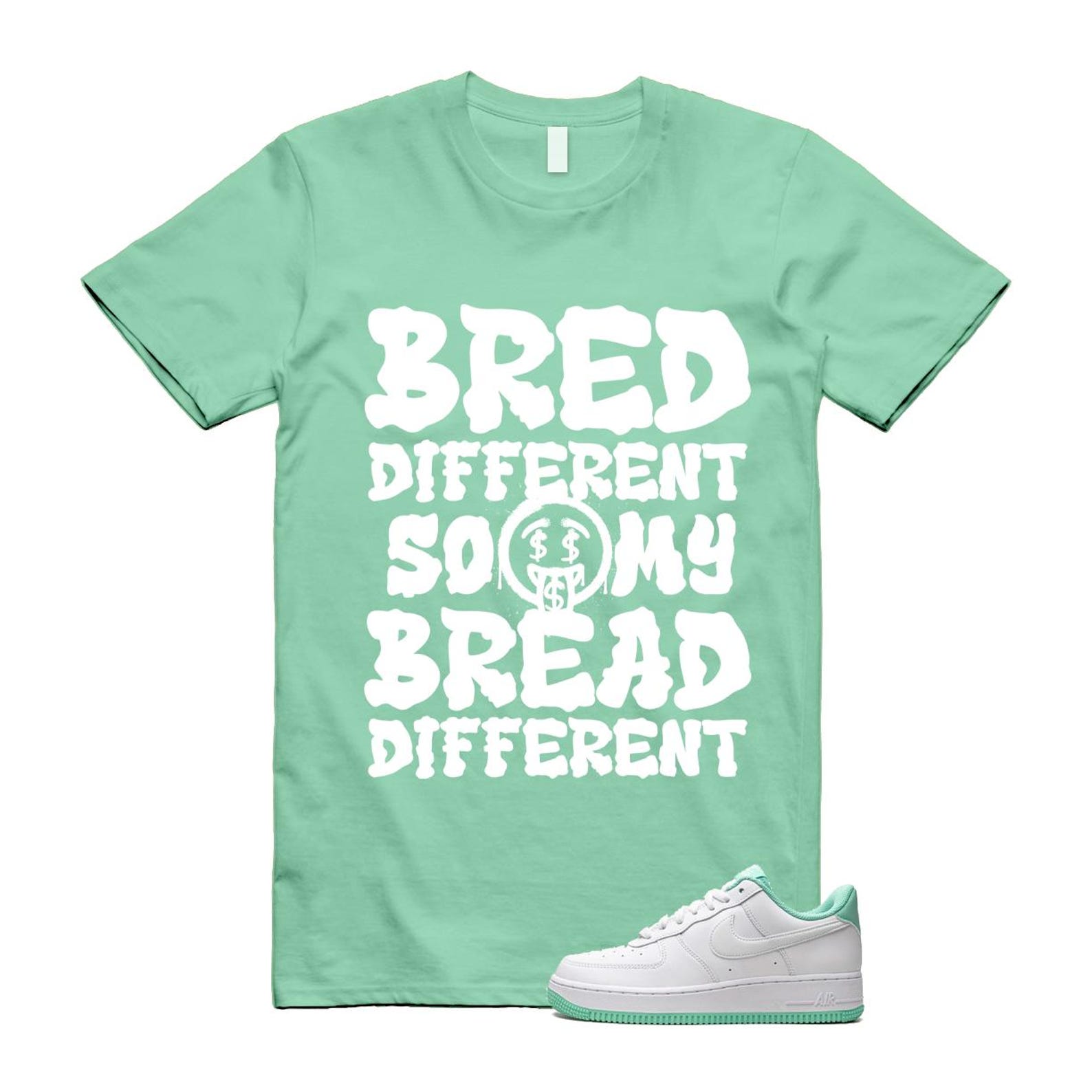 Air Force 1 Mint Foam Green Low White T Shirt Match BDBD T-Shirt, Sneaker Match Tee