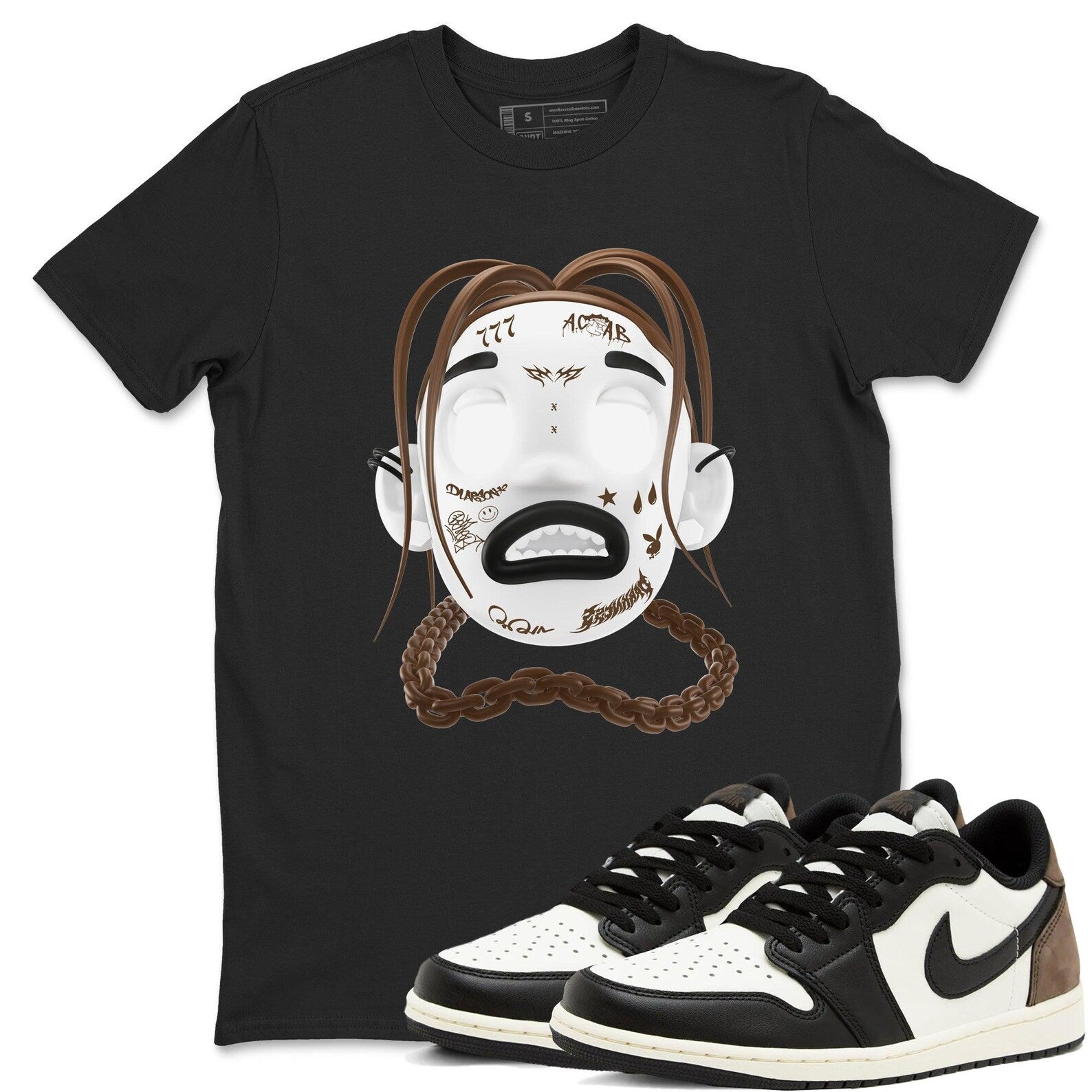 Goosebumps Boy T Shirts To Match Jordans Streetwear 1s Low Mocha T-Shirt, Sneaker Match Tee