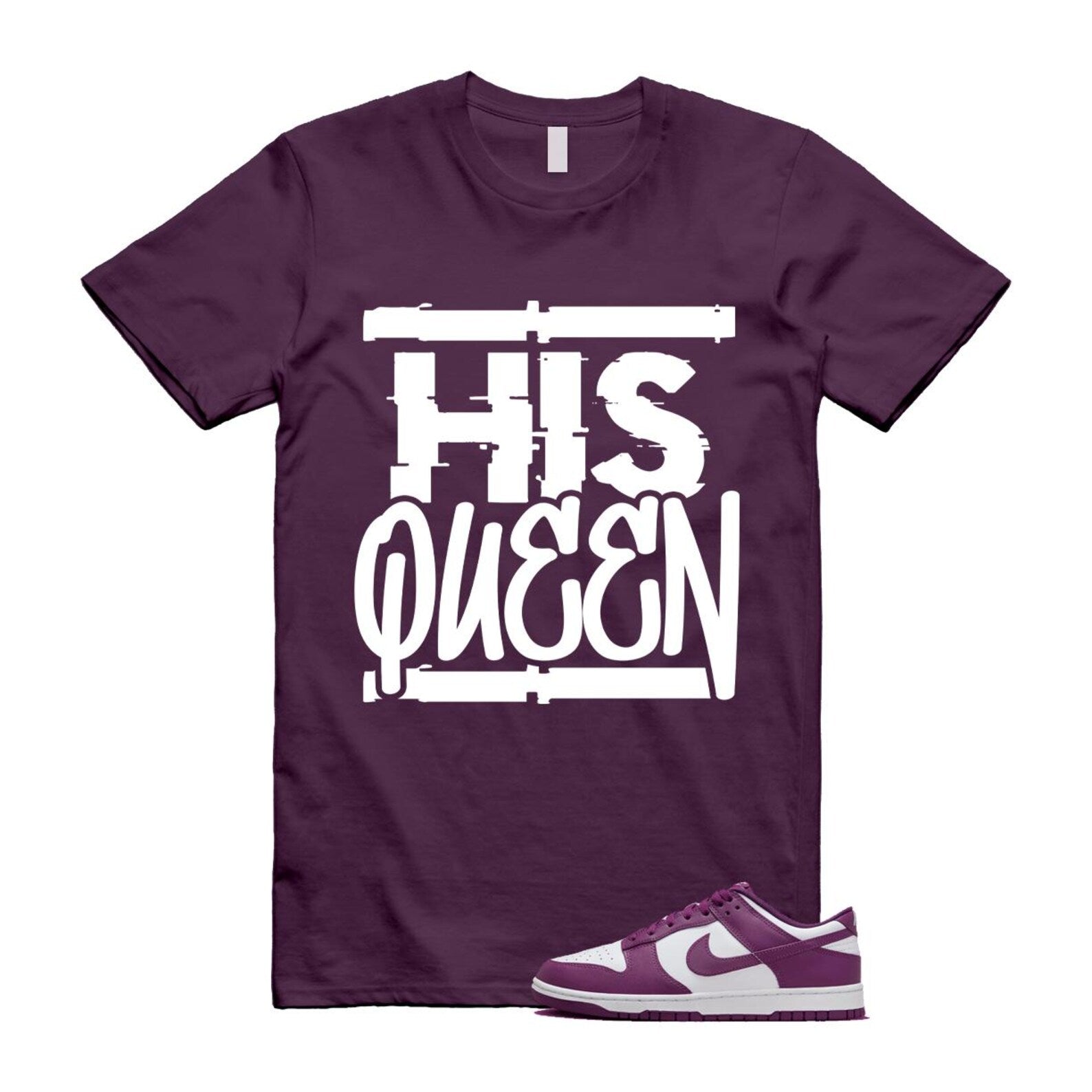 Dunk Viotech White Low Purple T Shirt Match HQ T-Shirt, Sneaker Match Tee