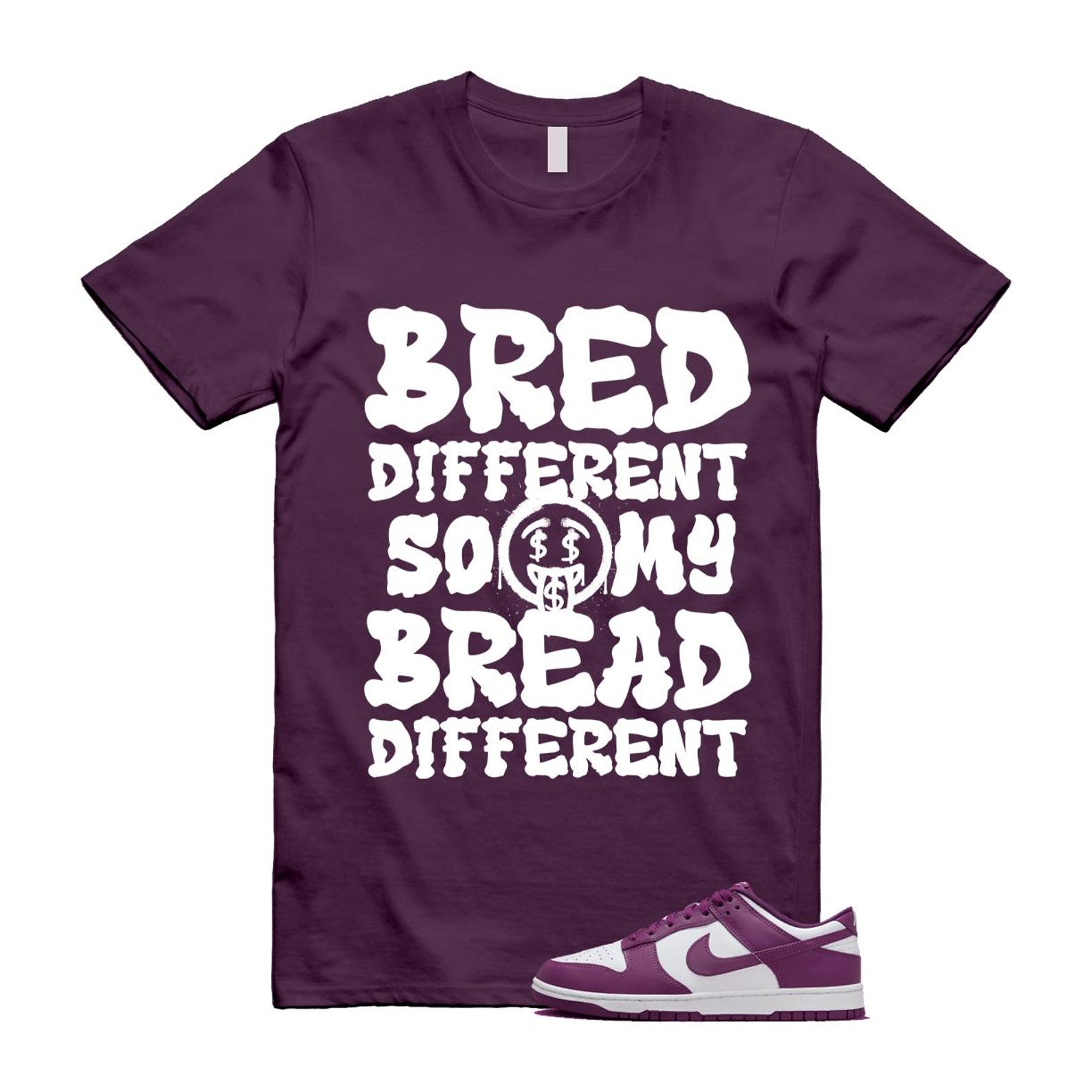 Dunk Viotech White Low Purple T Shirt Match BDBD T-Shirt, Sneaker Match Tee