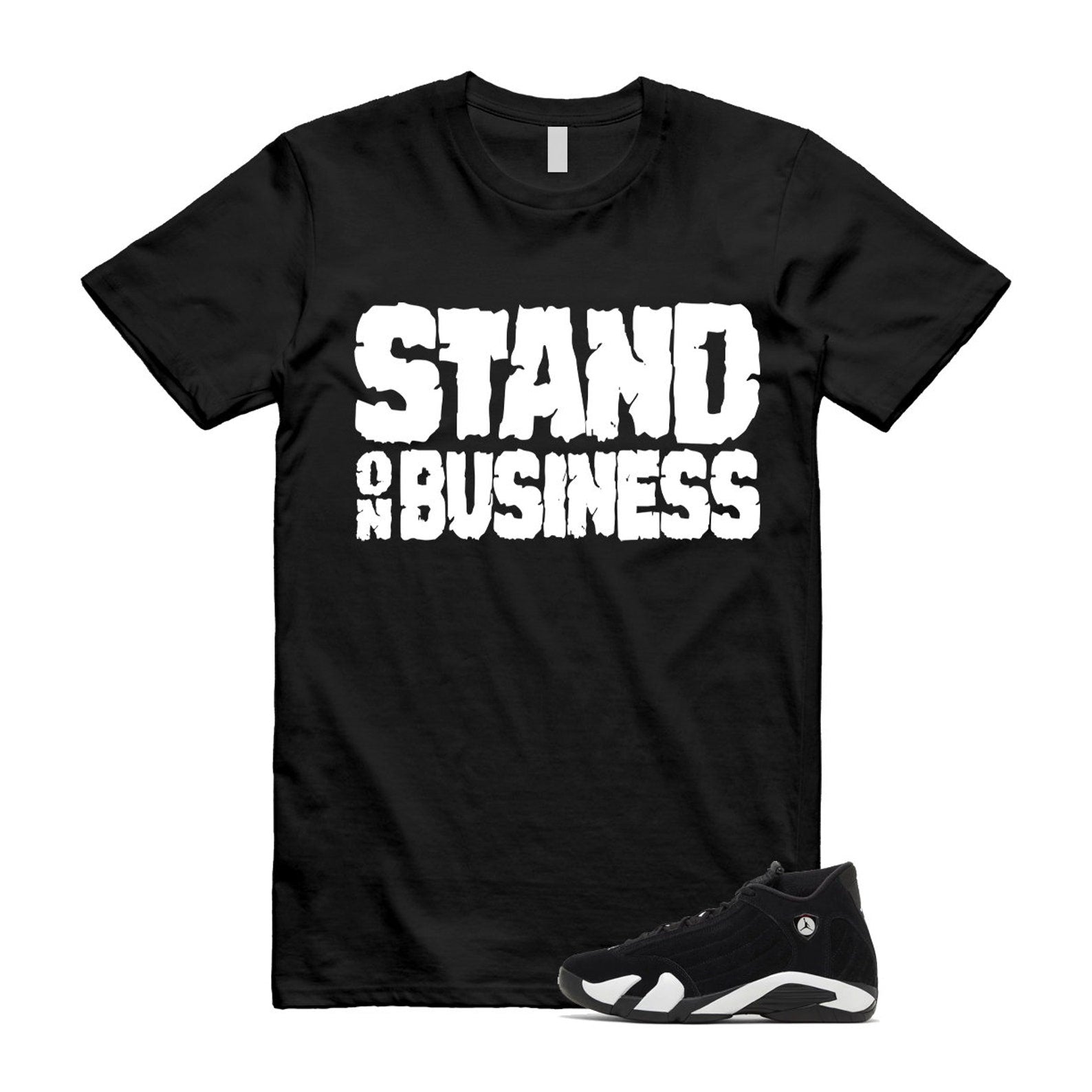 14 Panda Black White Retro Dunk T Shirt Match Stand On Business T-Shirt, Sneaker Match Tee