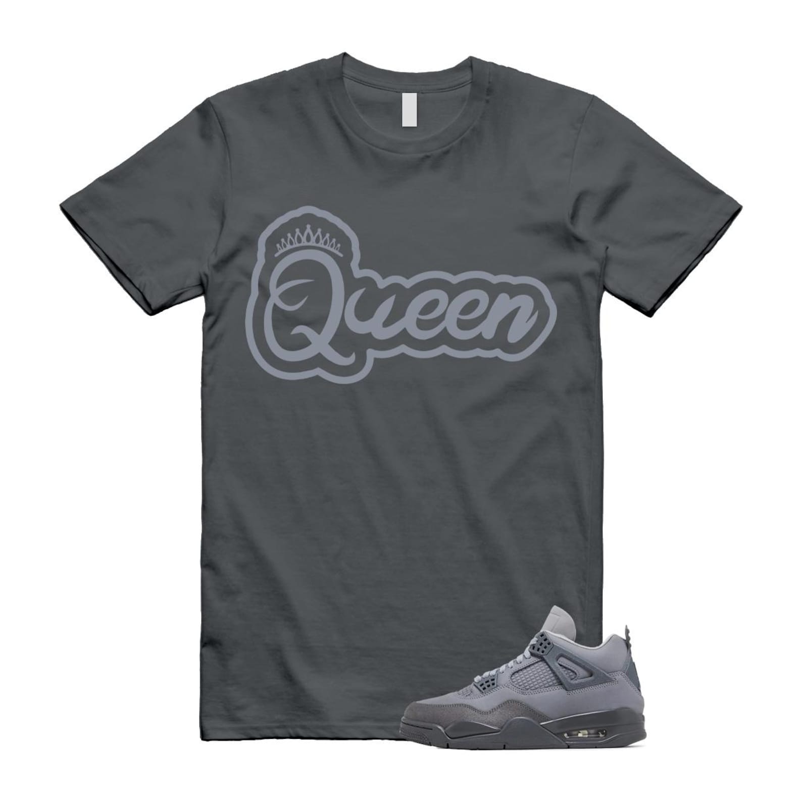 4 Wet Cement Smoke Iron Grey Retro SE T Shirt Match Q2 T-Shirt, Sneaker Match Tee