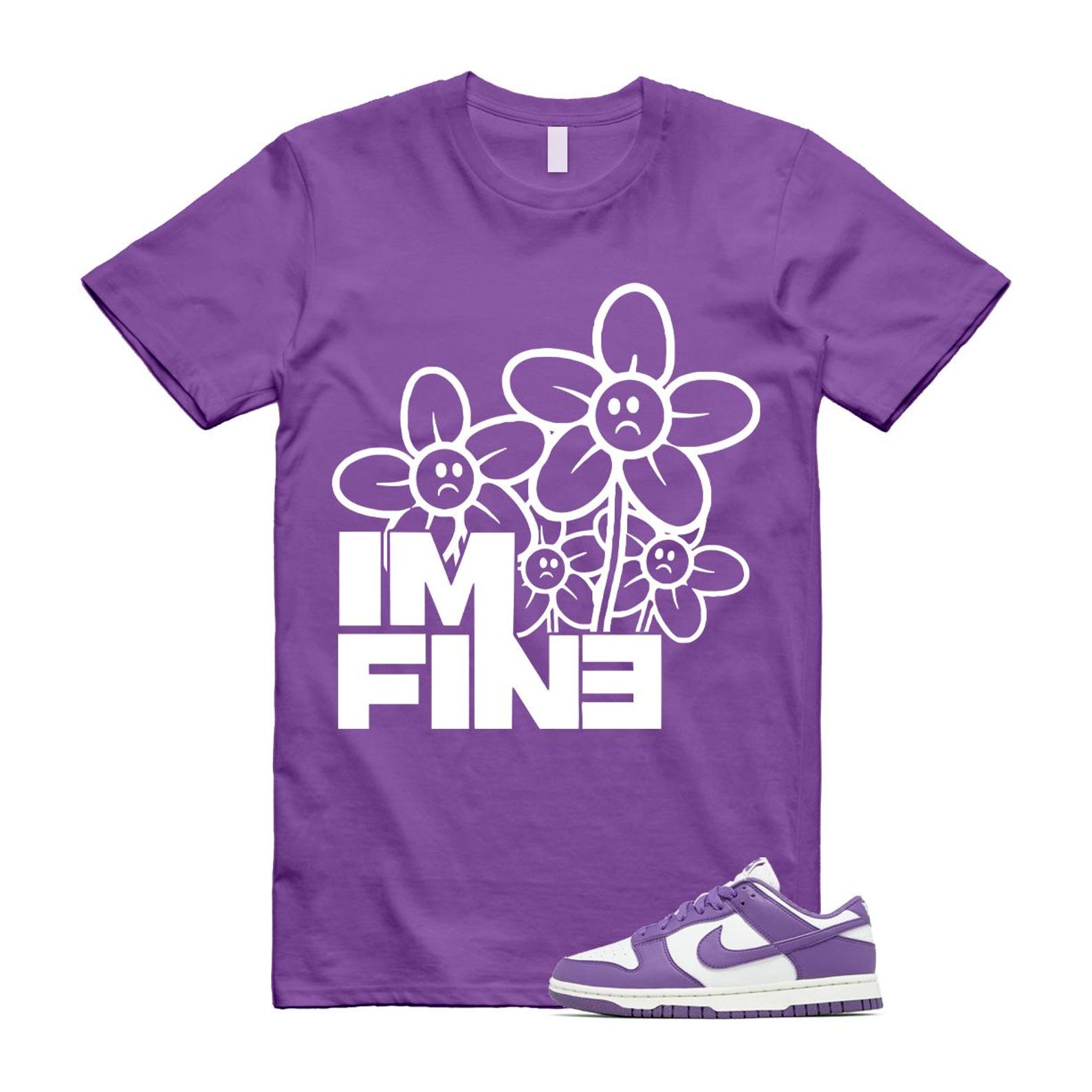 Dunk Black Raspberry Low Next Nature Summit White Sail T Shirt Match FINE T-Shirt, Sneaker Match Tee