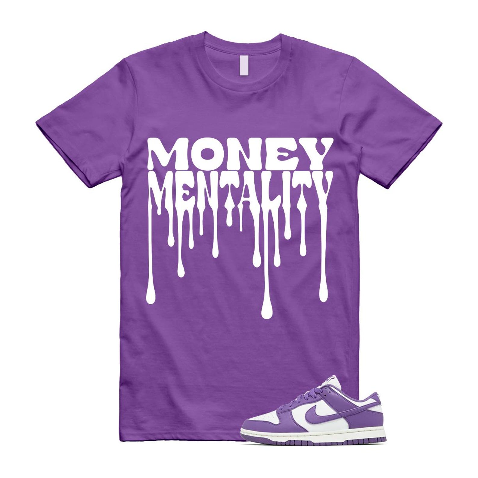 Dunk Black Raspberry Low Next Nature Summit White Sail T Shirt Match MENTALITY T-Shirt, Sneaker Match Tee