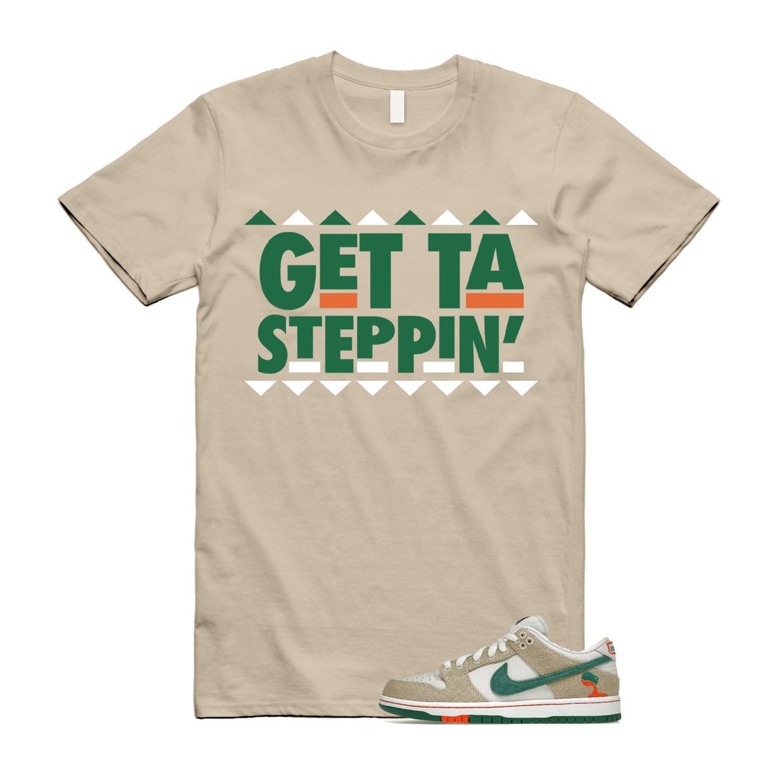 GET T Shirt to match Jarritos X N SB Dunk Low Phantom Safety Orange Malachite T-Shirt, Sneaker Match Tee