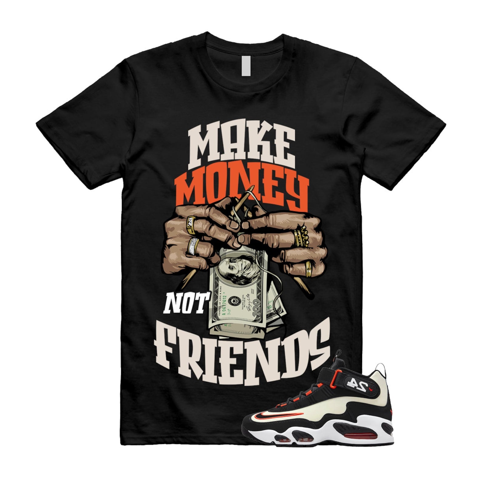 MM T Shirt to match Air Griffey Max 1 Coconut Milk San Fran Sail Team Orange Francisco T-Shirt, Sneaker Match Tee