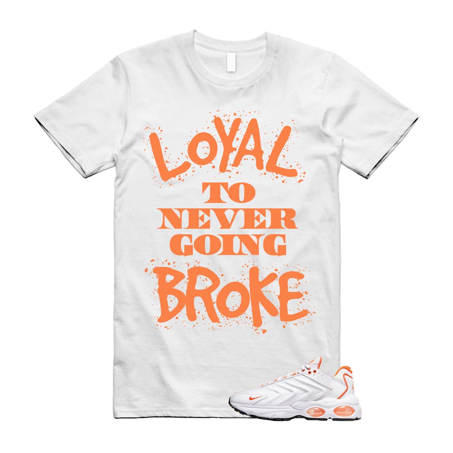 NB T Shirt to match N Air Max TW White Orange T-Shirt, Sneaker Match Tee