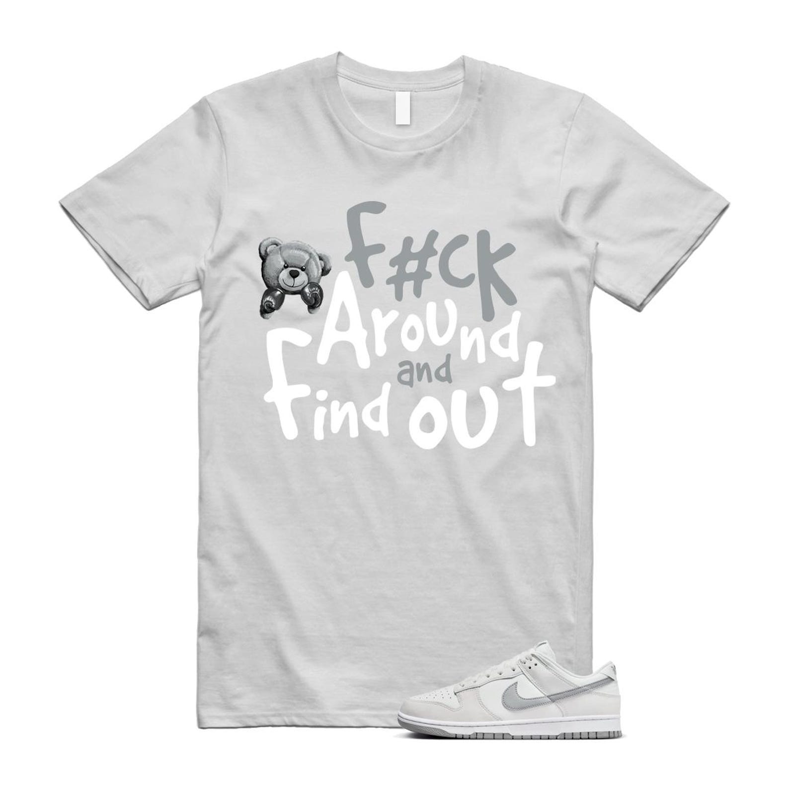 Dunk Summit White Light Smoke Grey Platinum Tint Low Retro T Shirt Match FCK T-Shirt, Sneaker Match Tee