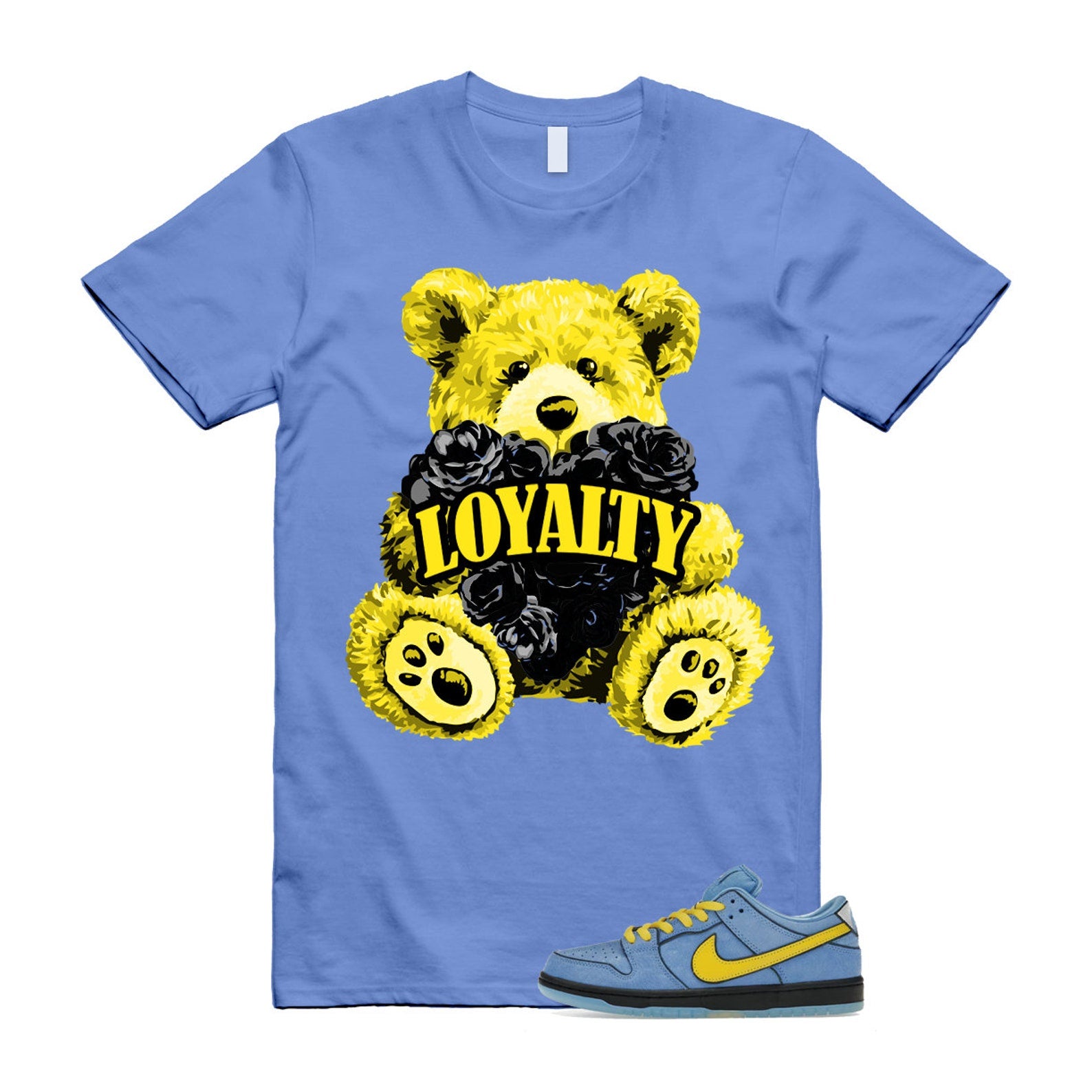 Dunk Bubbles The Power Girls Blue Chill Deep Royal Active Pink Yellow Black T Shirt Match LYLTY T-Shirt, Sneaker Match Tee