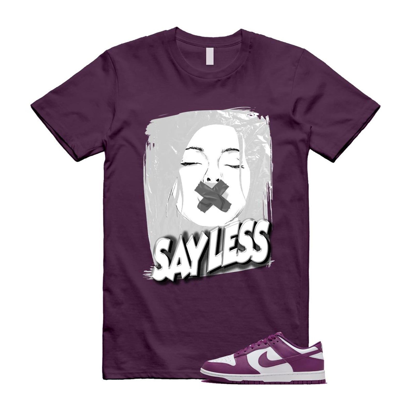 Dunk Viotech White Low Purple T Shirt Match SL T-Shirt, Sneaker Match Tee