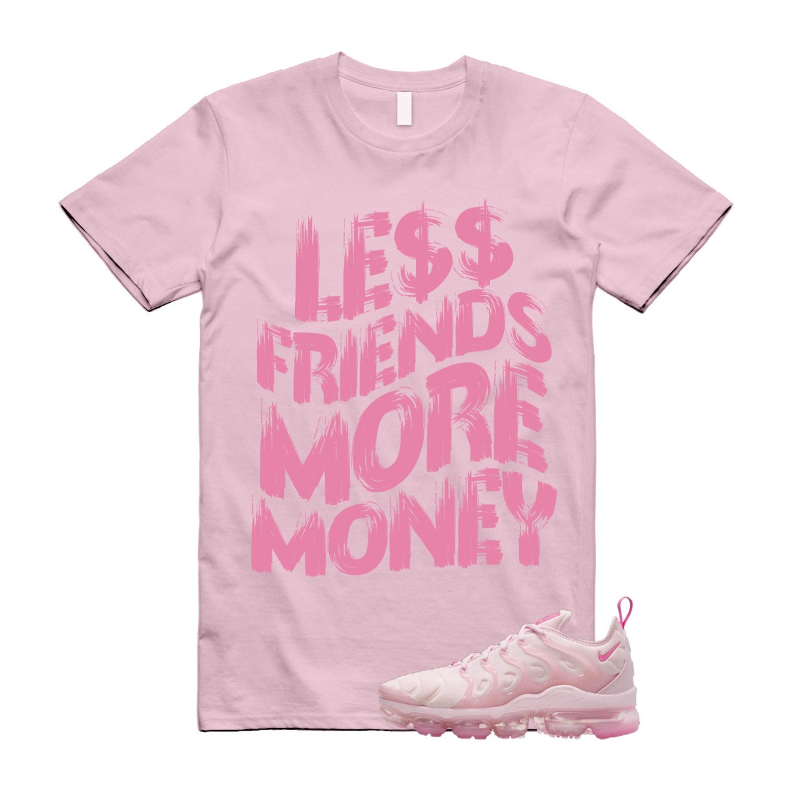VaporMax Pink Foam Playful Air Plus T Shirt Match LF T-Shirt, Sneaker Match Tee