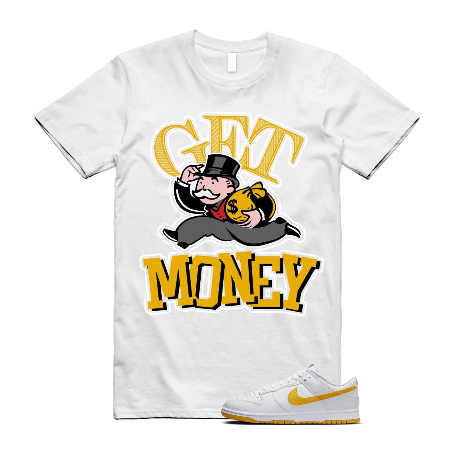 Dunk White University Gold Low T Shirt Match GM, DQ9310-100 T-Shirt, Sneaker Match Tee