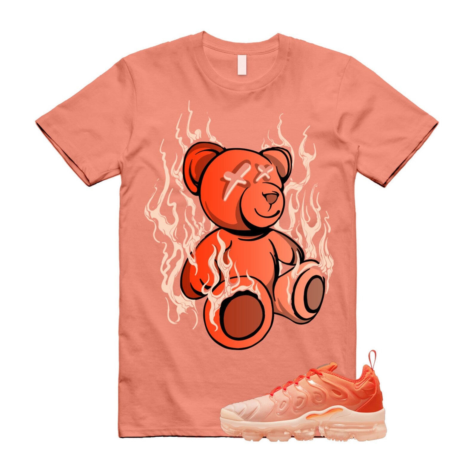LIT T Shirt to match N Air VaporMax Plus Guava Ice Rush Orange Mango 1 WMNS 3 T-Shirt, Sneaker Match Tee