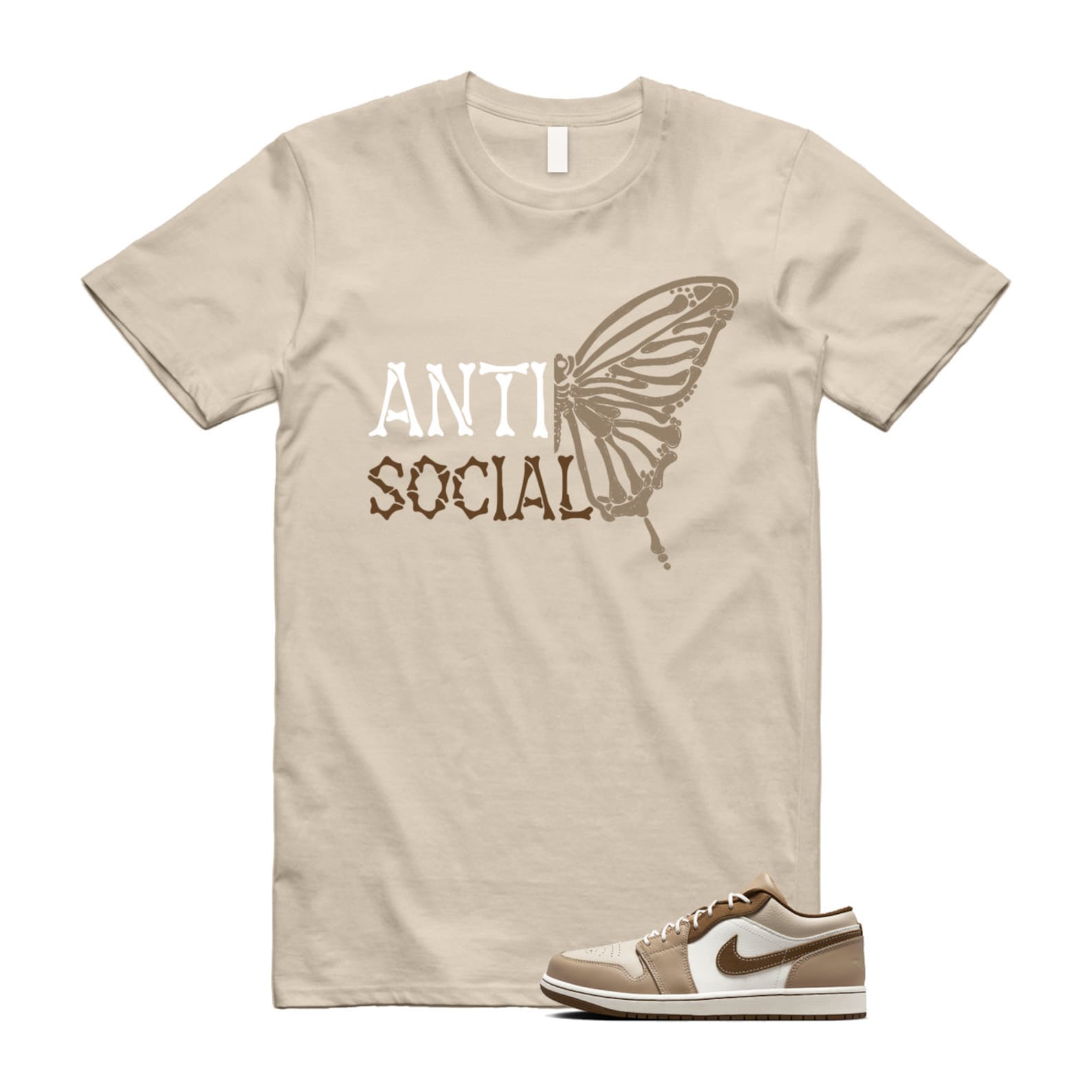 1 Hemp Light British Tan Low SE Sail Oatmeal T Shirt Match ASB, HF5753-221 T-Shirt, Sneaker Match Tee
